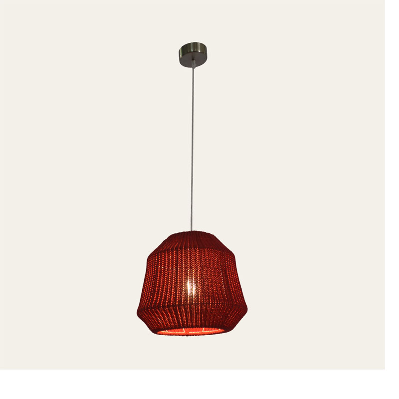 wool knitting lamp